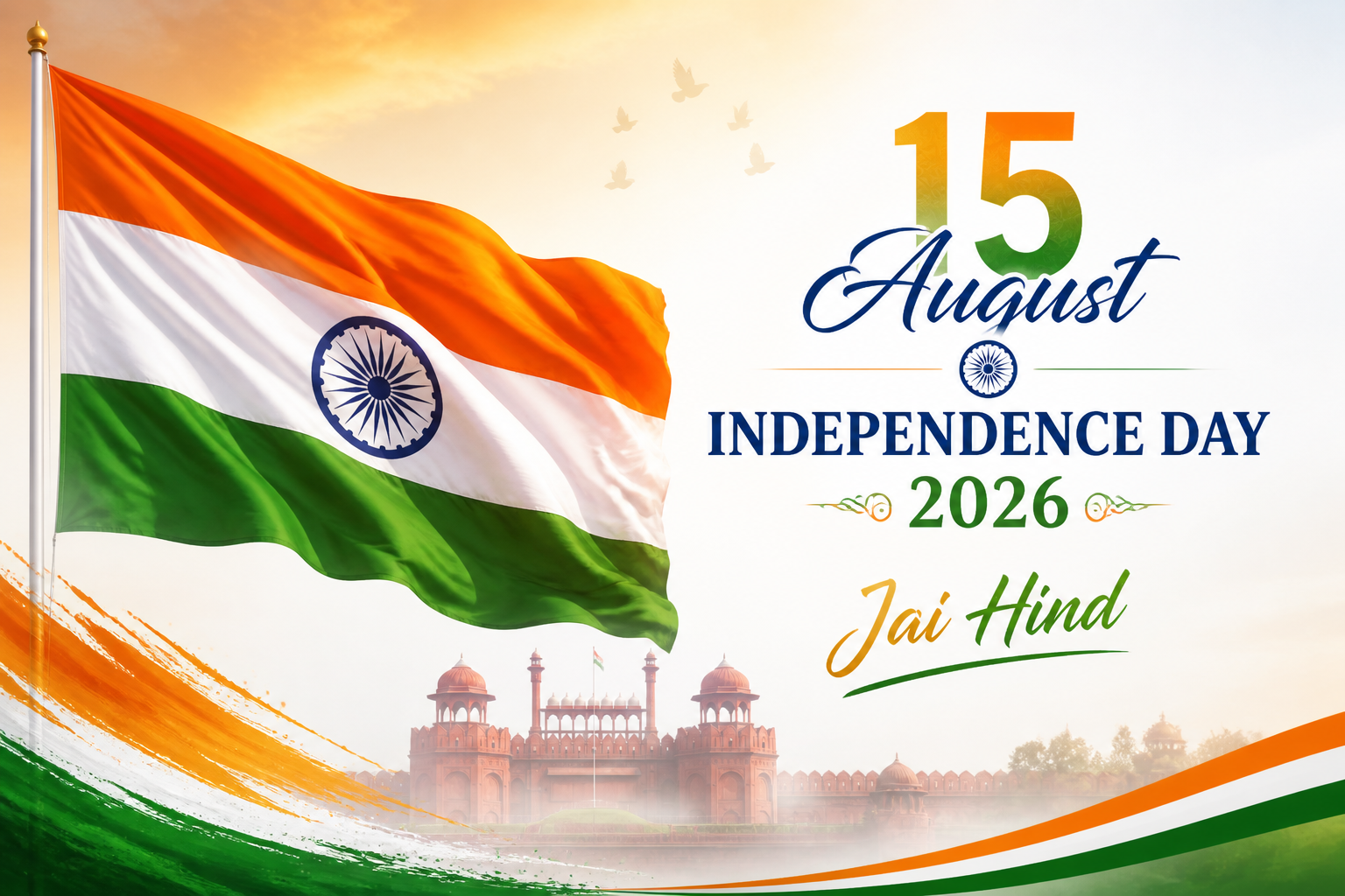 India to Celebrate 80th Independence Day on 15 August 2026