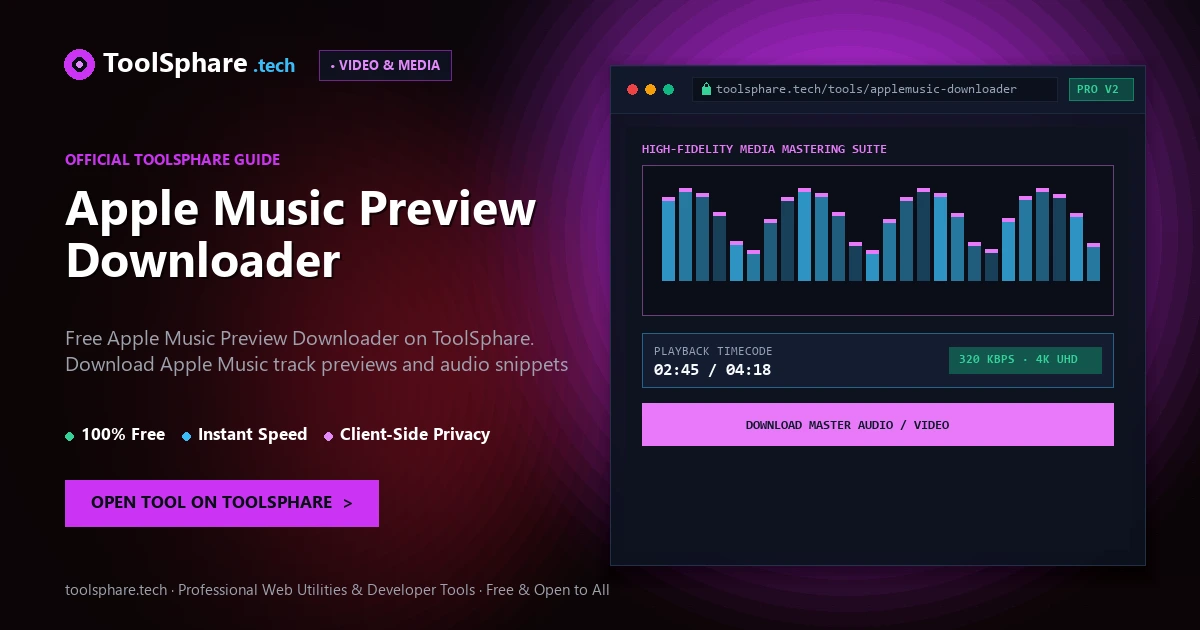 Apple Music Preview Downloader: free online guide - ToolSphare Guide