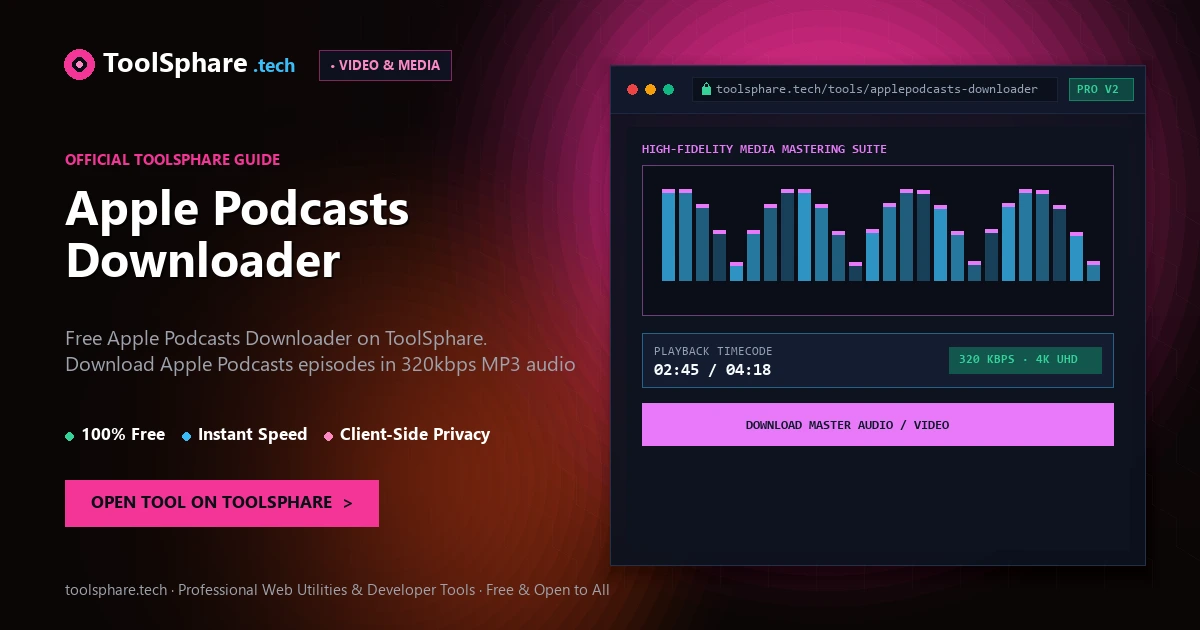 Apple Podcasts Downloader: free online guide - ToolSphare Guide