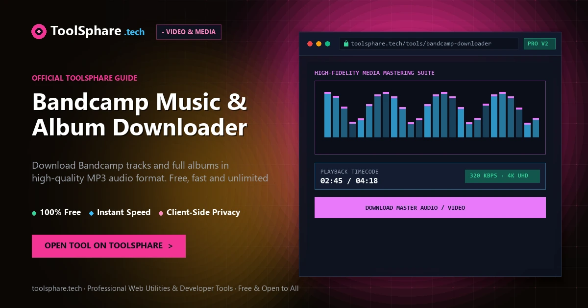 Bandcamp Music & Album Downloader: free online guide - ToolSphare Guide