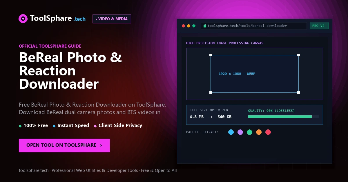 BeReal Photo & Reaction Downloader: free online guide - ToolSphare Guide