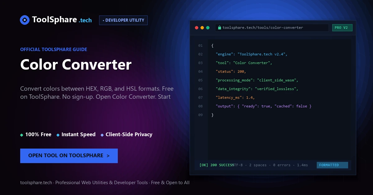 Color Converter: free online guide - ToolSphare Guide
