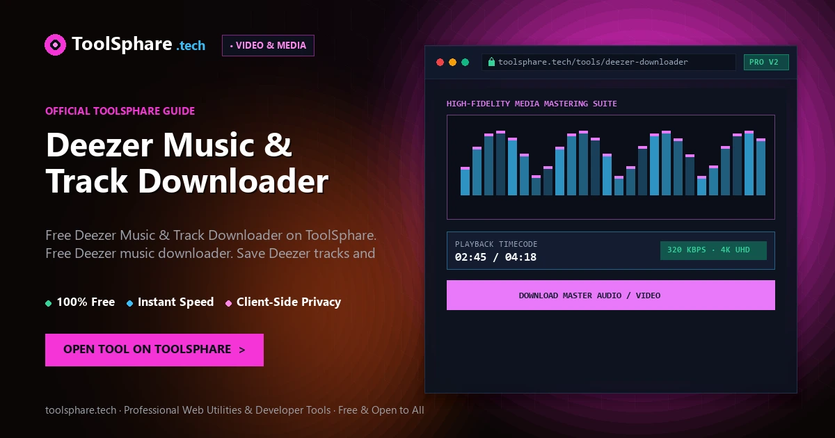 Deezer Music & Track Downloader: free online guide - ToolSphare Guide