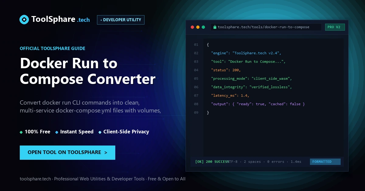 Docker Run to Compose Converter: free online guide - ToolSphare Guide