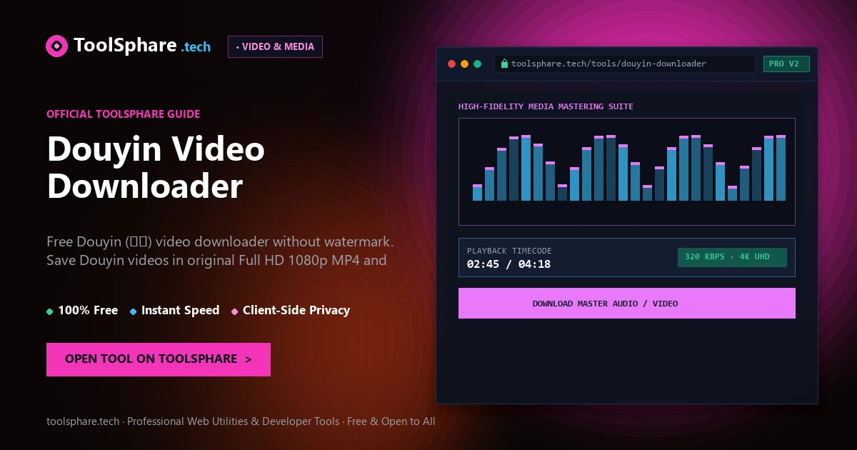 Douyin Video Downloader: free online guide - ToolSphare Guide
