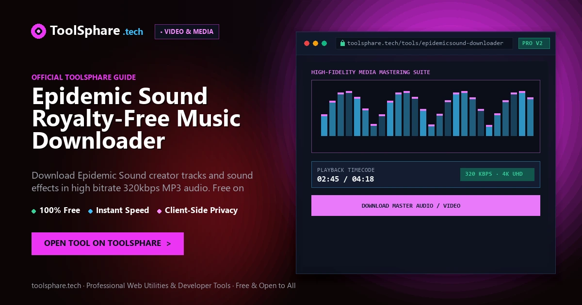 Epidemic Sound Royalty-Free Music Downloader: free online guide - ToolSphare Guide