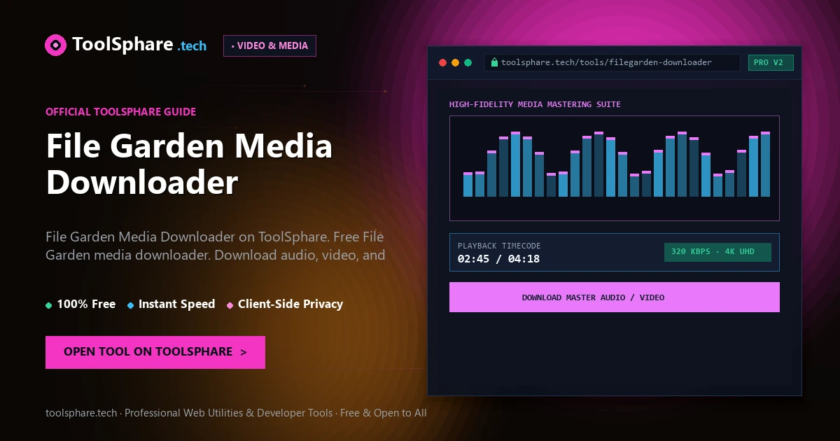 File Garden Media Downloader: free online guide - ToolSphare Guide