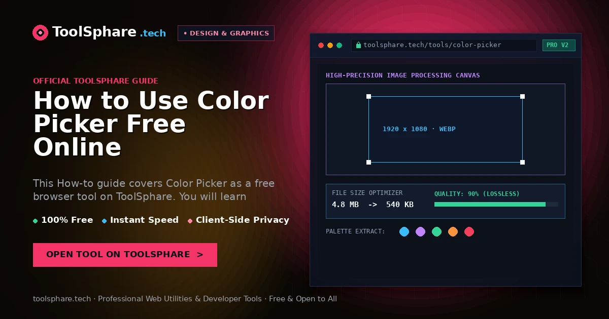How to Use Color Picker Free Online (Step-by-Step Guide) - ToolSphare Guide