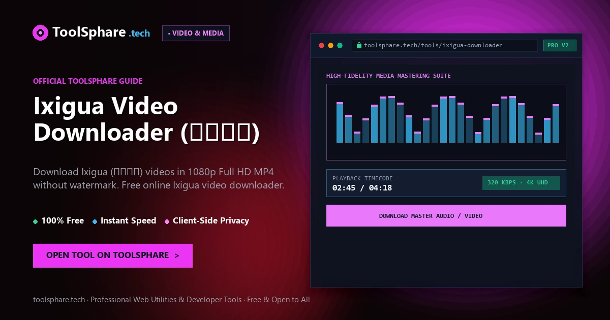 Ixigua Video Downloader (西瓜视频): free online guide - ToolSphare Guide