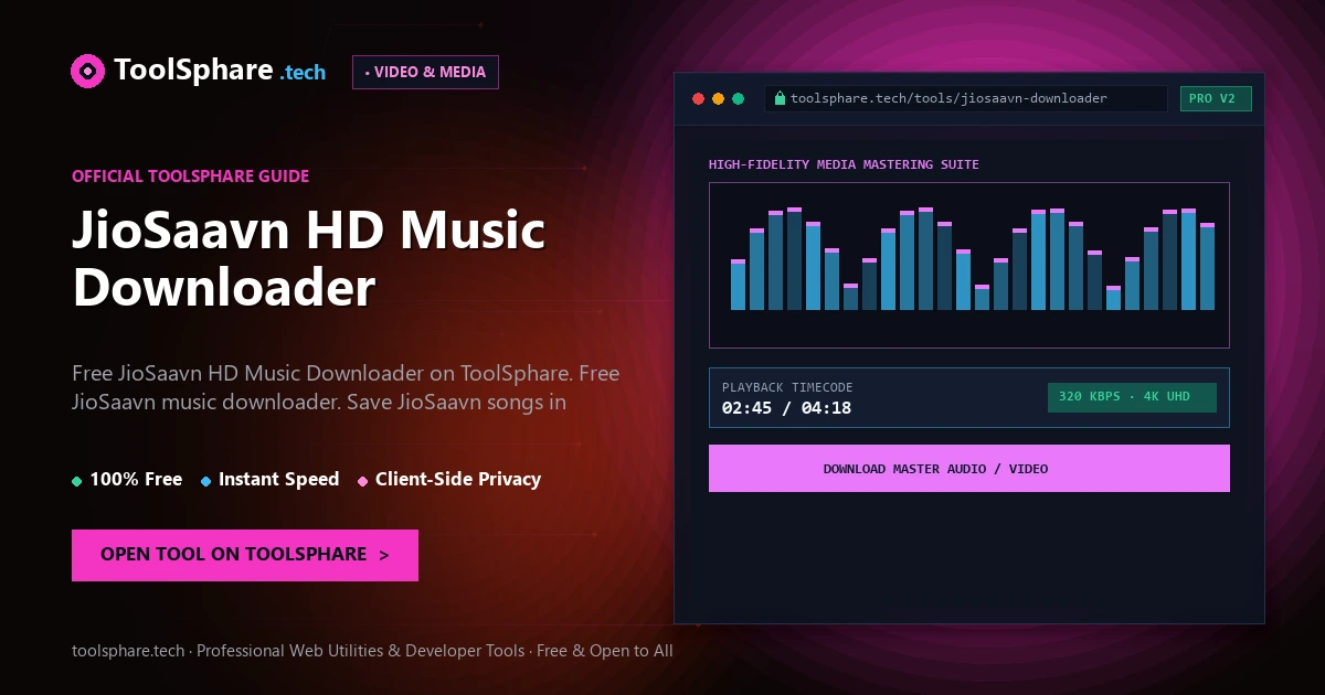 JioSaavn HD Music Downloader: free online guide - ToolSphare Guide
