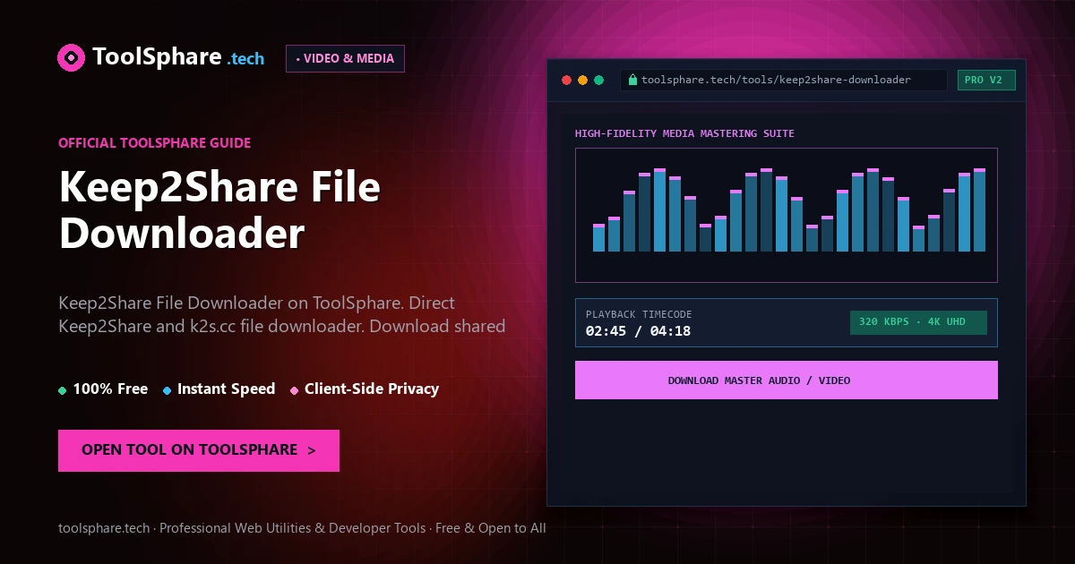 Keep2Share File Downloader: free online guide - ToolSphare Guide