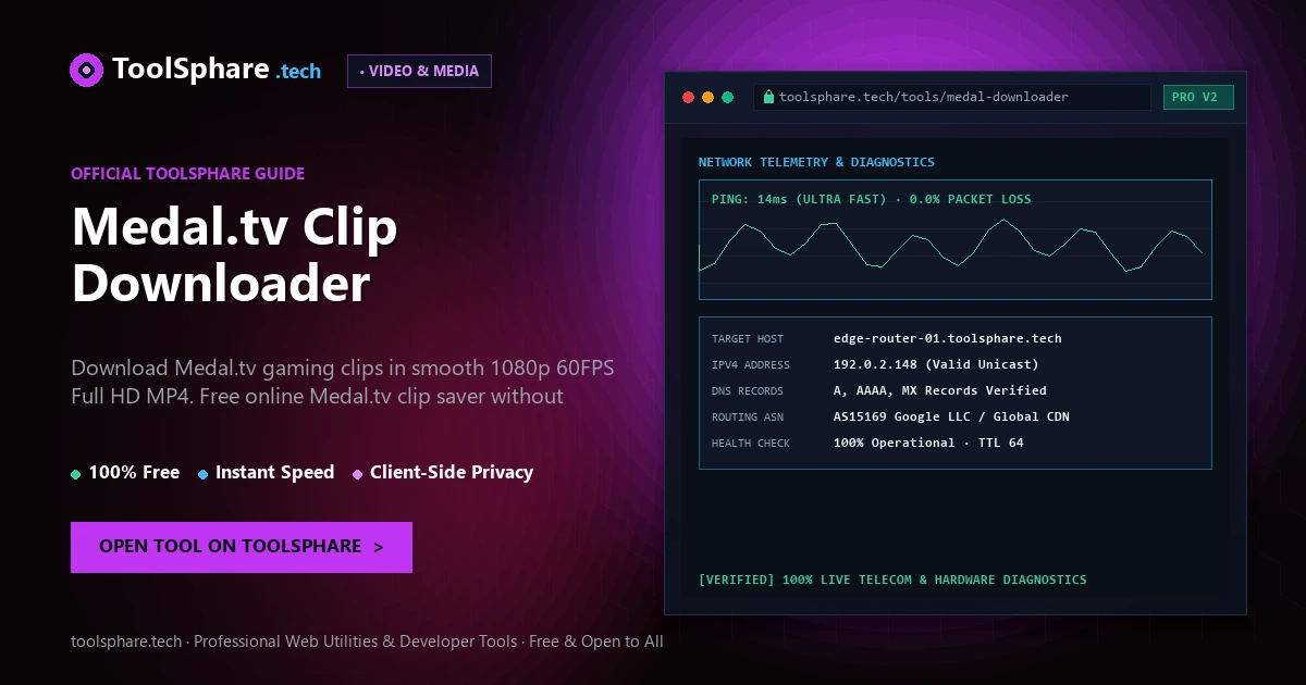 Medal.tv Clip Downloader: free online guide - ToolSphare Guide