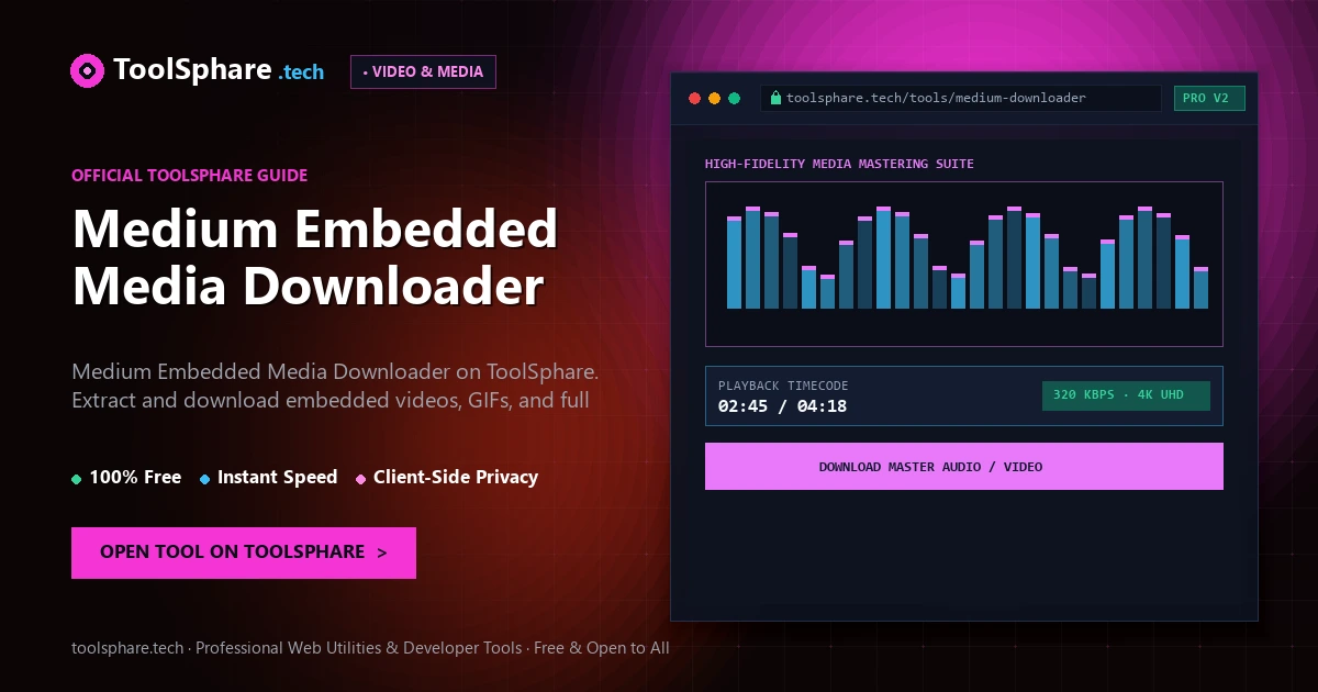 Medium Embedded Media Downloader: free online guide - ToolSphare Guide
