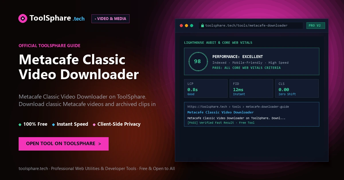 Metacafe Classic Video Downloader: free online guide - ToolSphare Guide