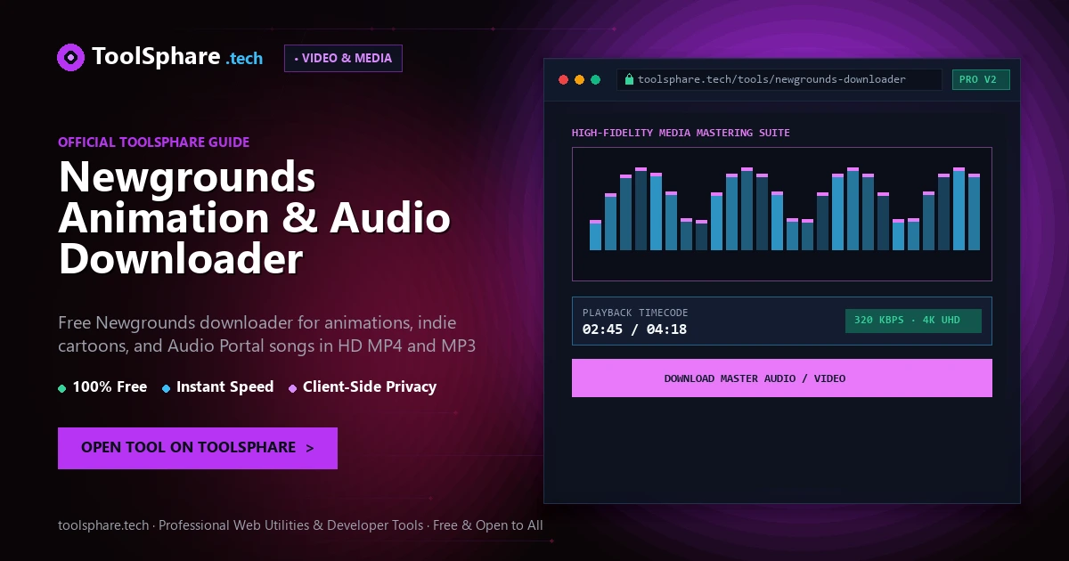 Newgrounds Animation & Audio Downloader: free online guide - ToolSphare Guide