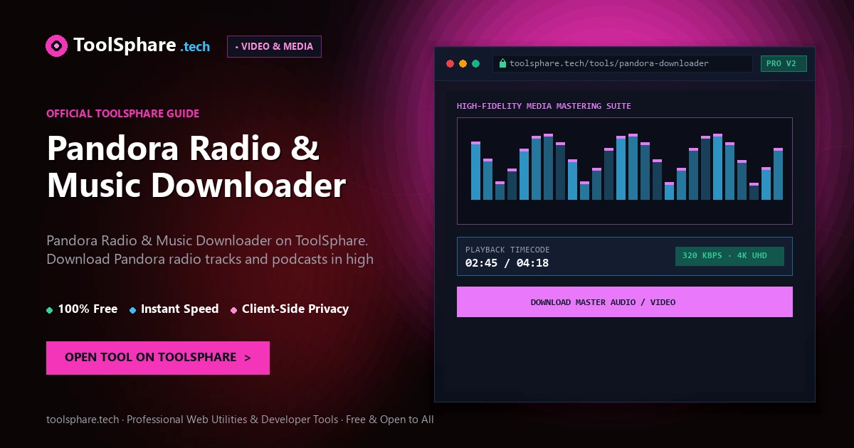 Pandora Radio & Music Downloader: free online guide - ToolSphare Guide