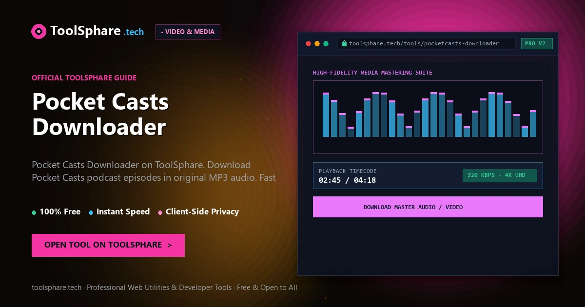 Pocket Casts Downloader: free online guide - ToolSphare Guide