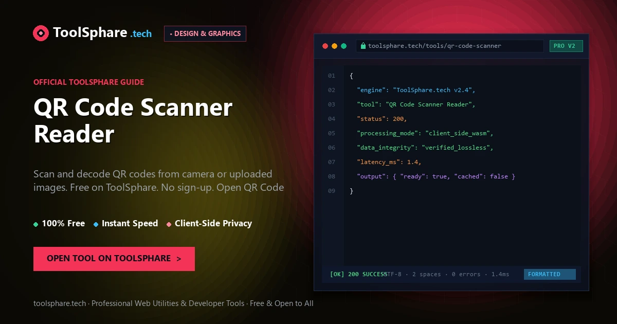 QR Code Scanner Reader: free online guide - ToolSphare Guide