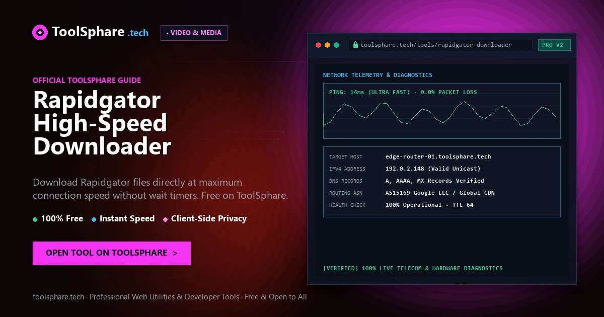 Rapidgator High-Speed Downloader: free online guide - ToolSphare Guide