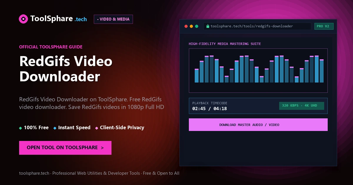 RedGifs Video Downloader: free online guide - ToolSphare Guide