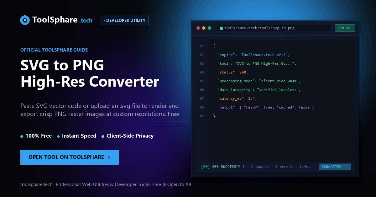 SVG to PNG High-Res Converter: free online guide - ToolSphare Guide