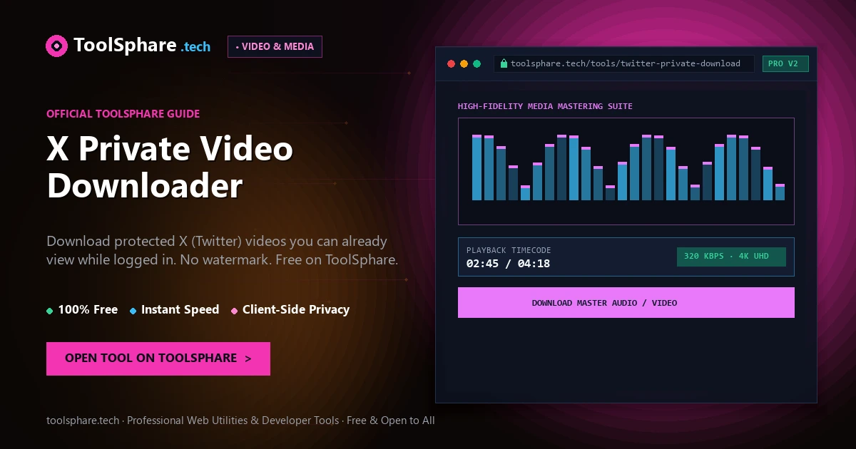 X Private Video Downloader: free online guide - ToolSphare Guide