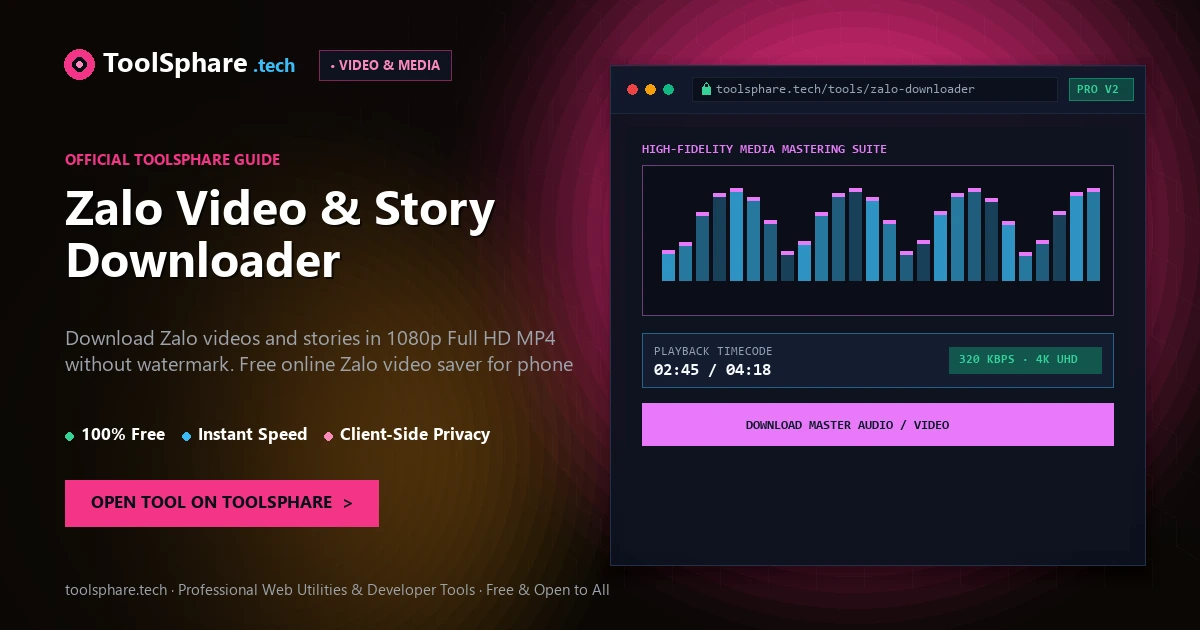 Zalo Video & Story Downloader: free online guide - ToolSphare Guide